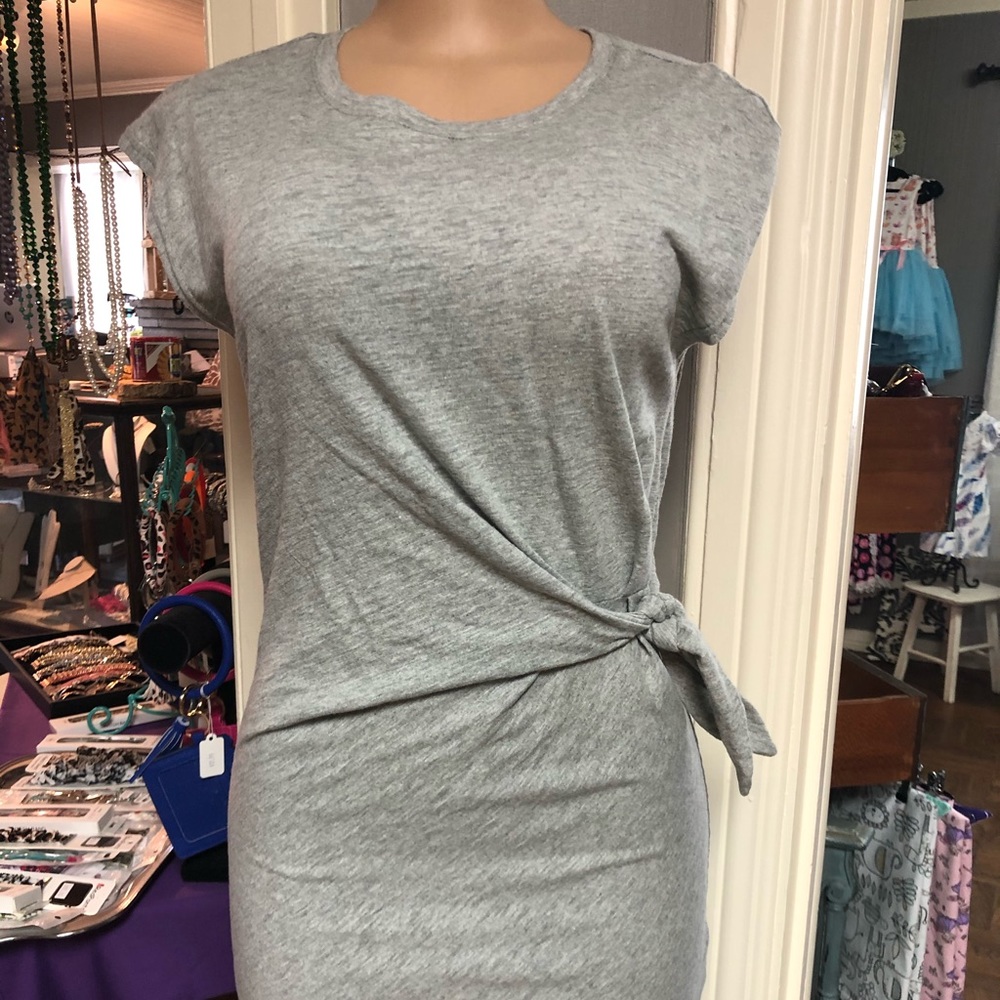 Grey cotton dress